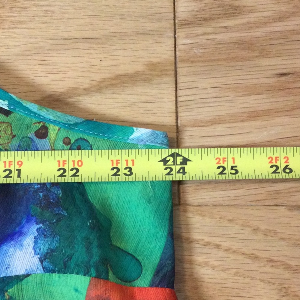 18/20 Lane Bryant Colorful Boho Abstract Print Sleeveless Top - Picture 10 of 14